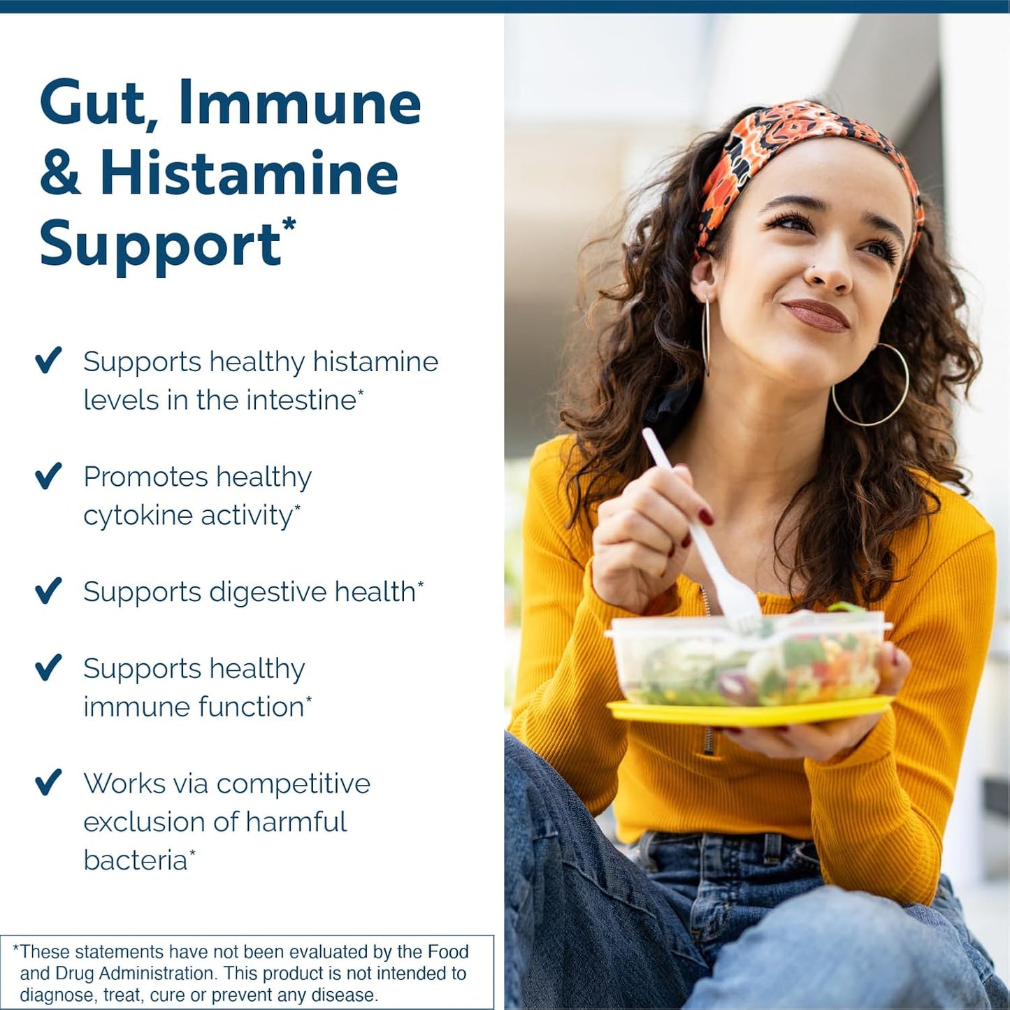 Researched Nutritionals Multi-Biome - Dual-Action Probiotics for Women and Men - Spore and Live Strain Formula with Delayed-Release Capsules for Gut Health, Histamine & Immune Support (30 capsules) - görsel 2