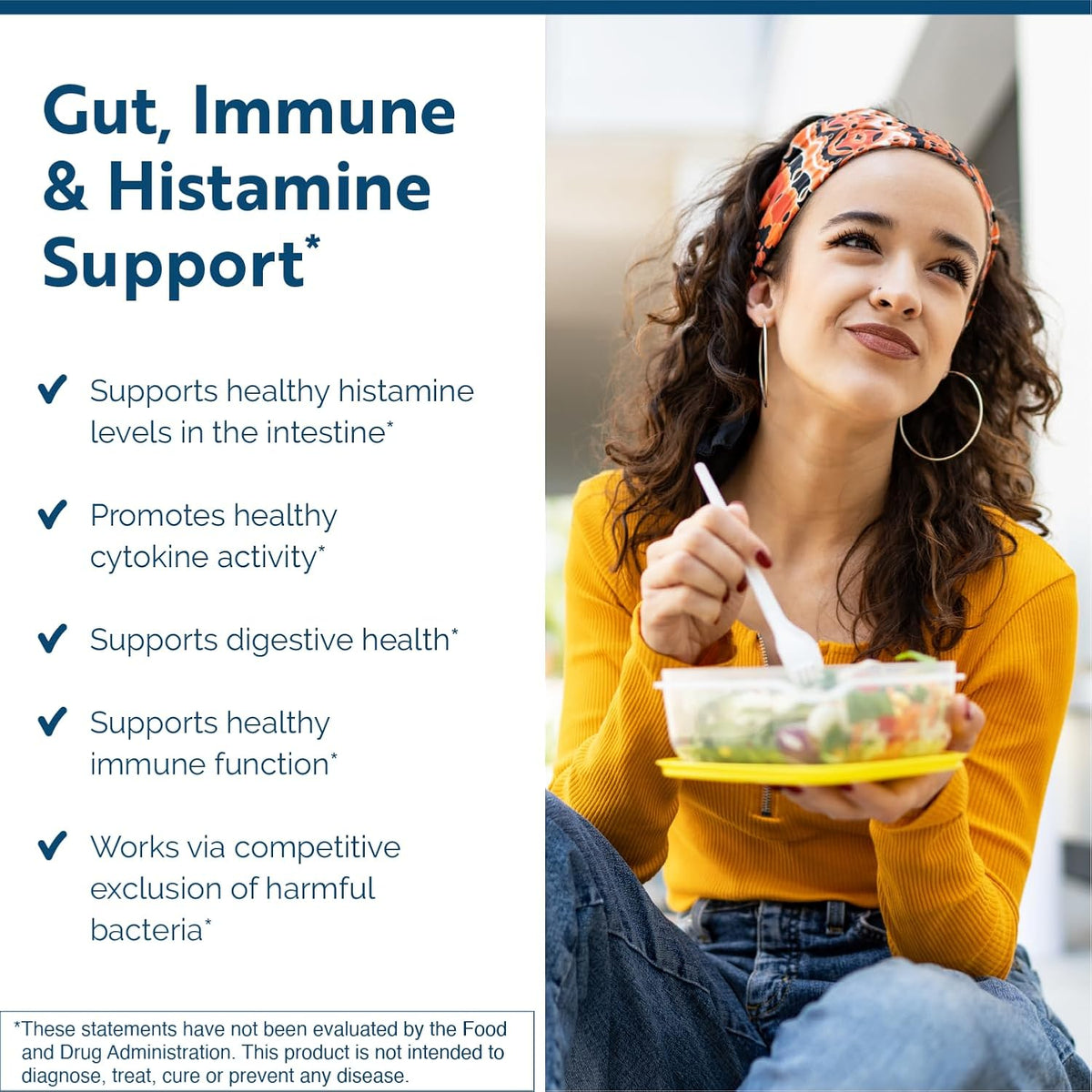 Researched Nutritionals Multi-Biome - Dual-Action Probiotics for Women and Men - Spore and Live Strain Formula with Delayed-Release Capsules for Gut Health, Histamine & Immune Support (30 capsules) - görsel 2