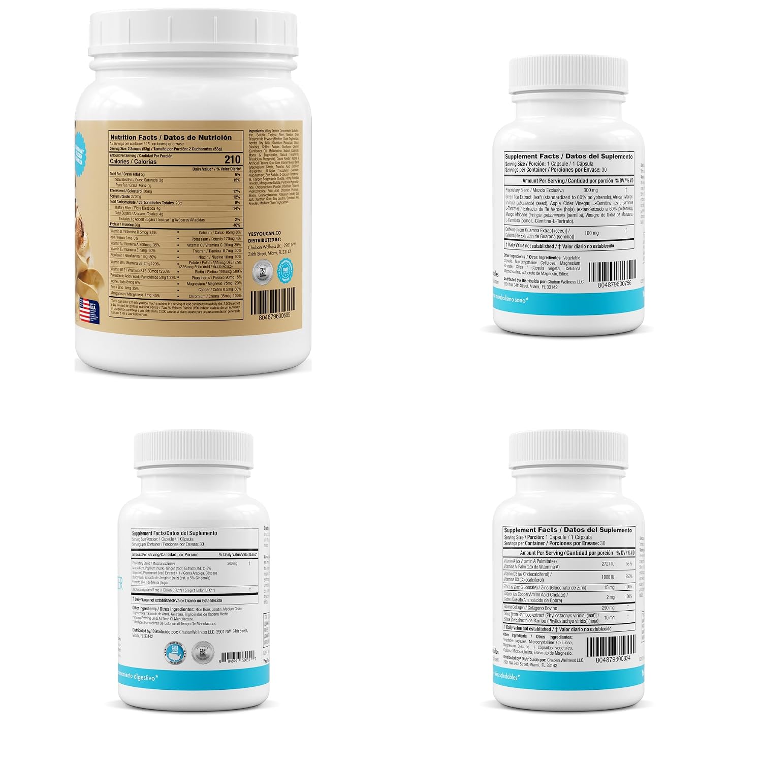 Yes You Can! Transformation Kit - Complete Meal Replacement and Supplement Kit with Protein, Vitamins, Minerals, Shaker and Nutrition Guide (Coffee Flavour) - görsel 7