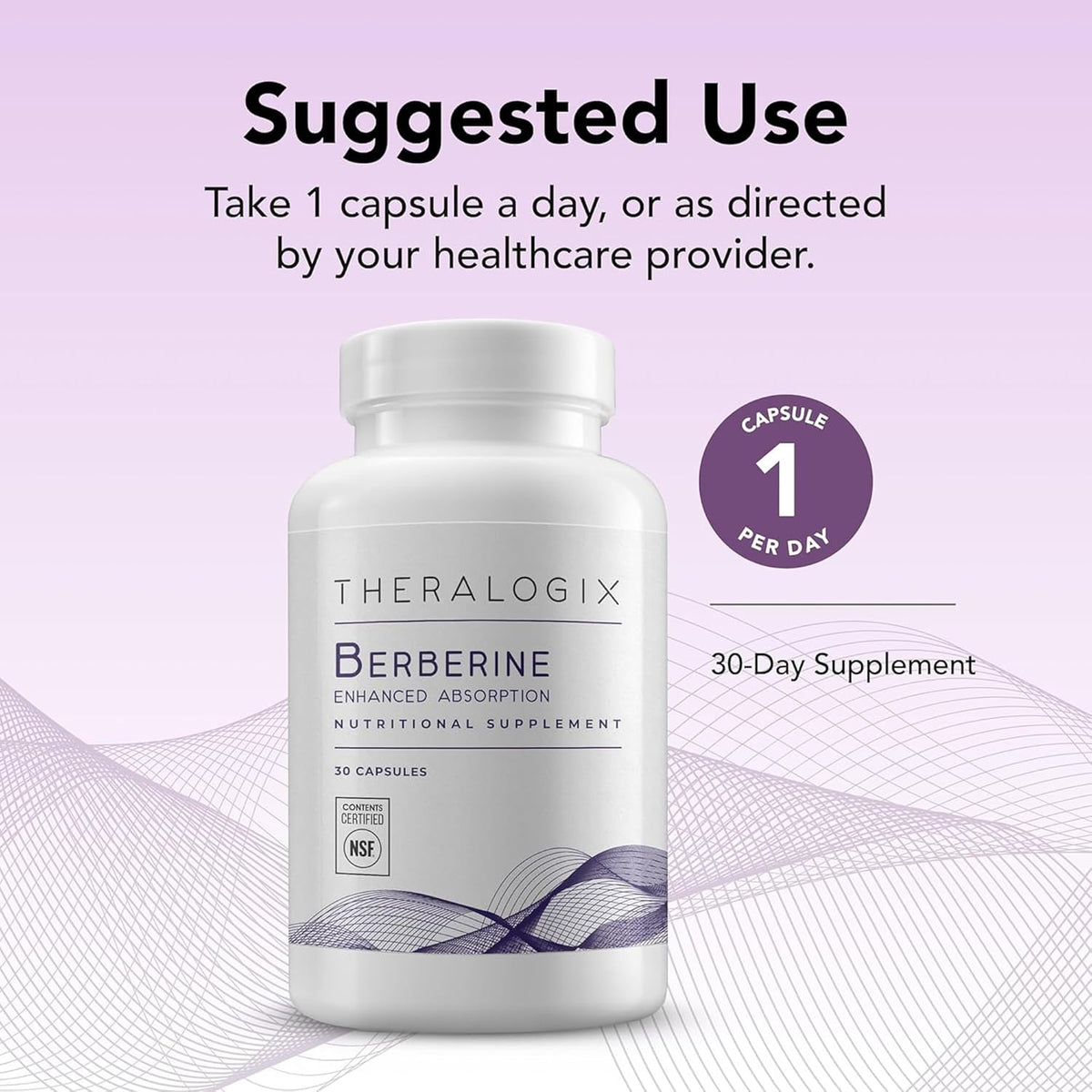 Theralogix Berberine Enhanced Absorption – 30 Capsules – Berberine Phytosome for Metabolism & Hormone Balance – Third-Party Tested - görsel 4