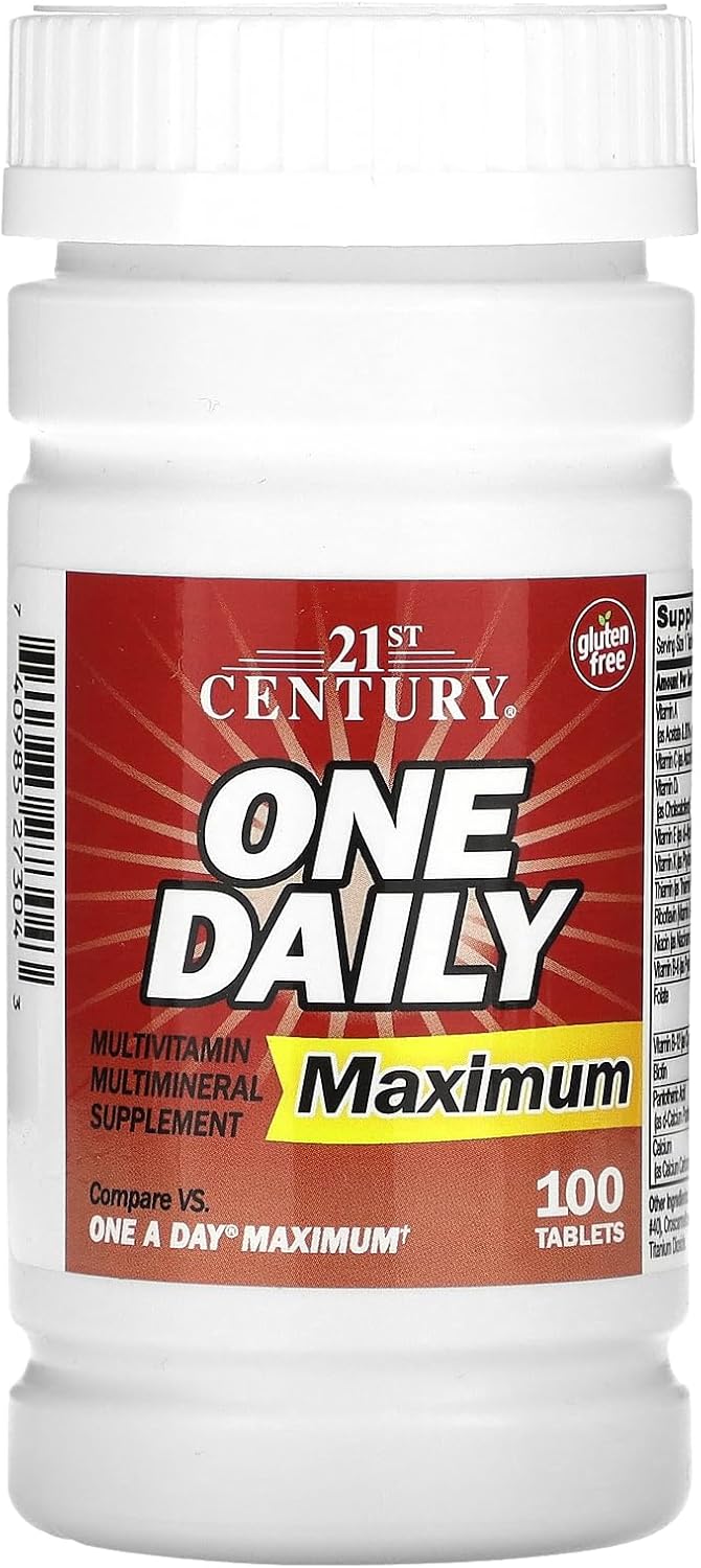 21st Century One Daily Maximum Multivitamin, 100 Tablets - görsel 1