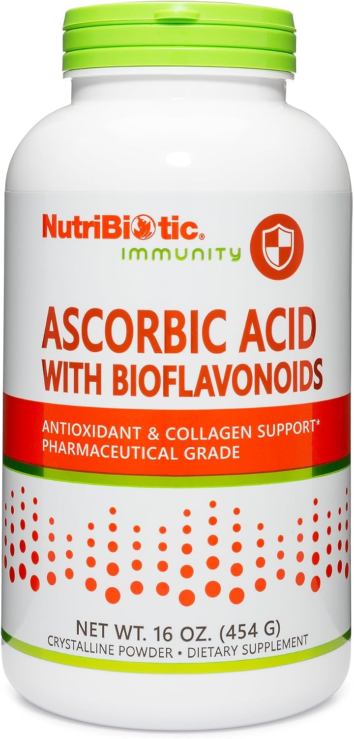 NutriBiotic Ascorbic Acid with Bioflavonoids Powder, 454 g - görsel 1