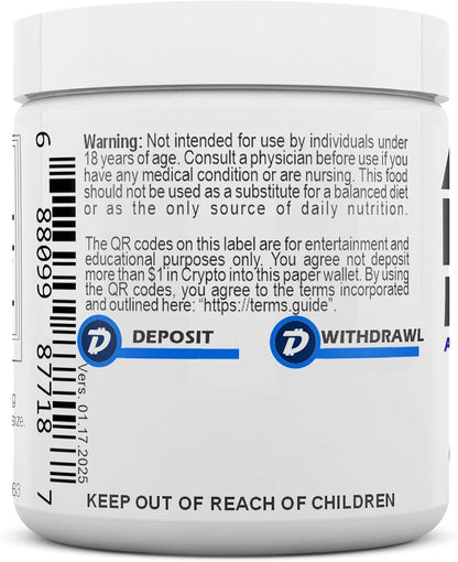 REVGENETICS Advanced NAD Powder - Food Supplement, 147 Servings (25 g), with Vitamin B3