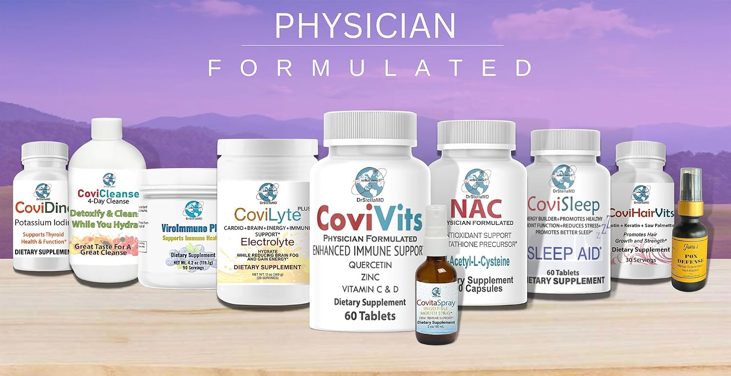 DrStellaMD CoviHairVits - Hair and Nail Growth Food Supplement - görsel 2