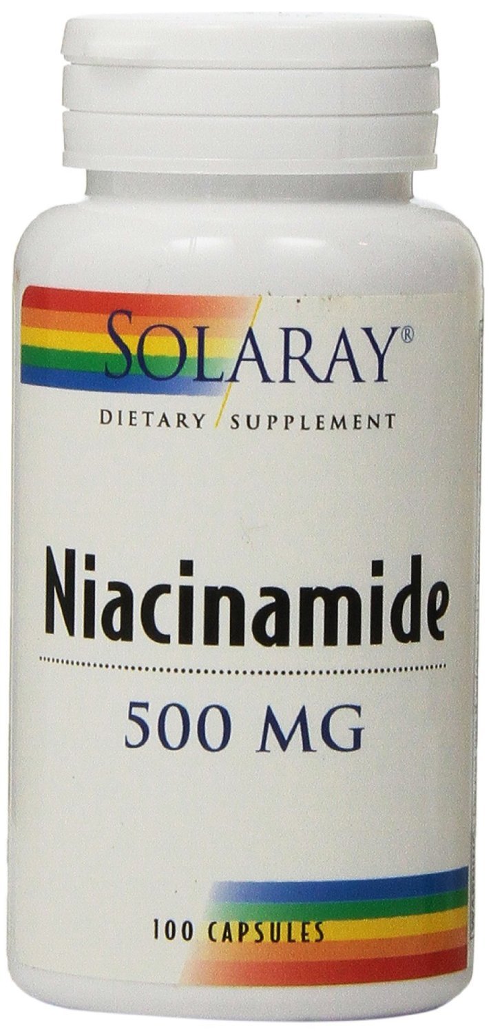 Solaray Niacinamide 500 mg, 100 Vegan Capsules - görsel 2