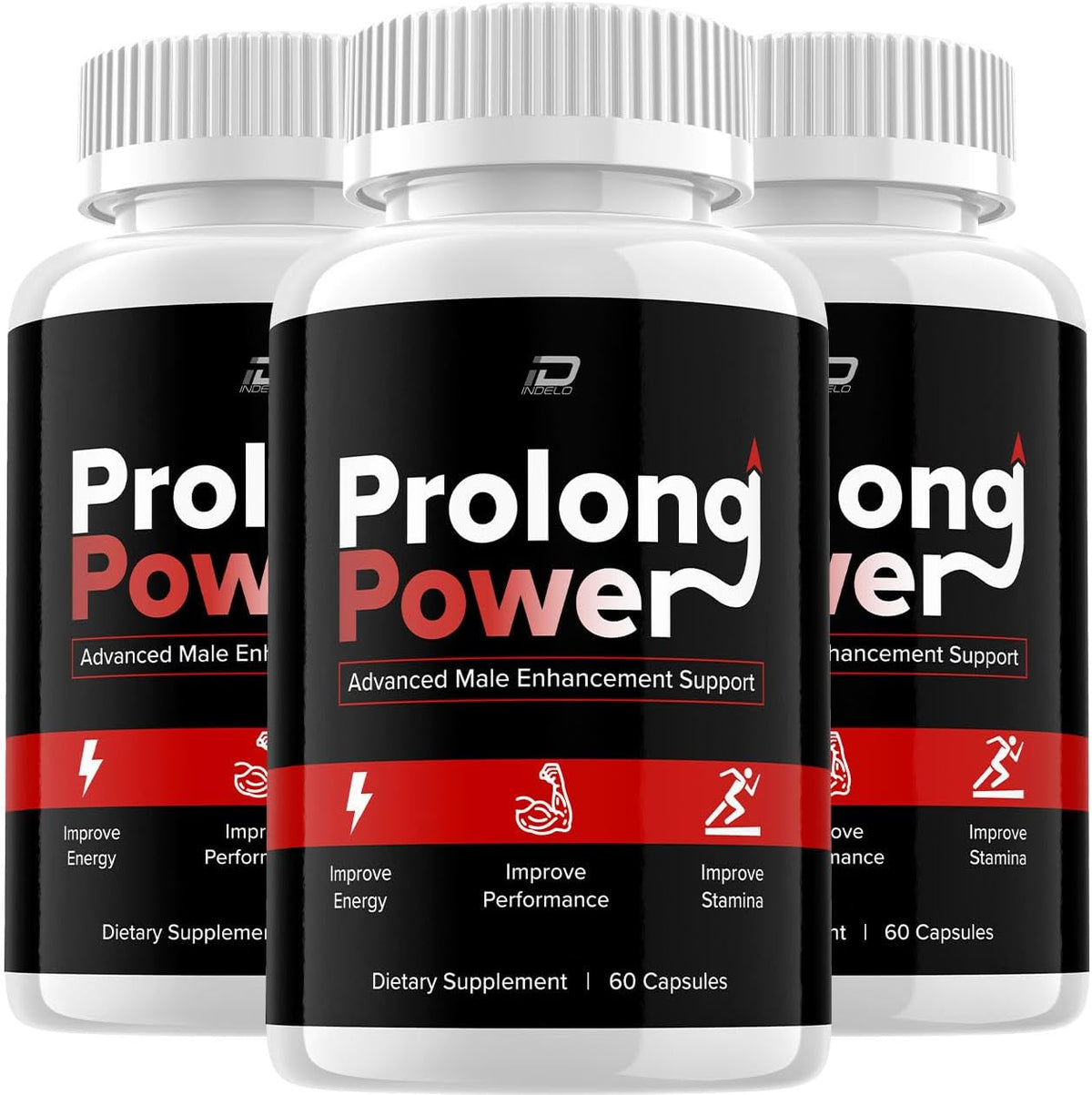 Prolong Power Pills Food Supplement - Natural Support Formula (3 Pack, 180 Capsules) - görsel 1
