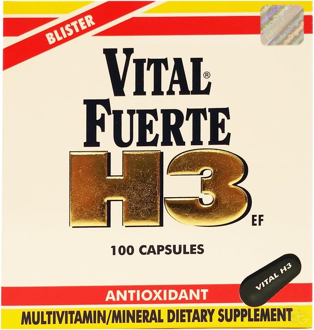 H3 100 Cap - Multivitaminico by Vital Fuerte - görsel 1