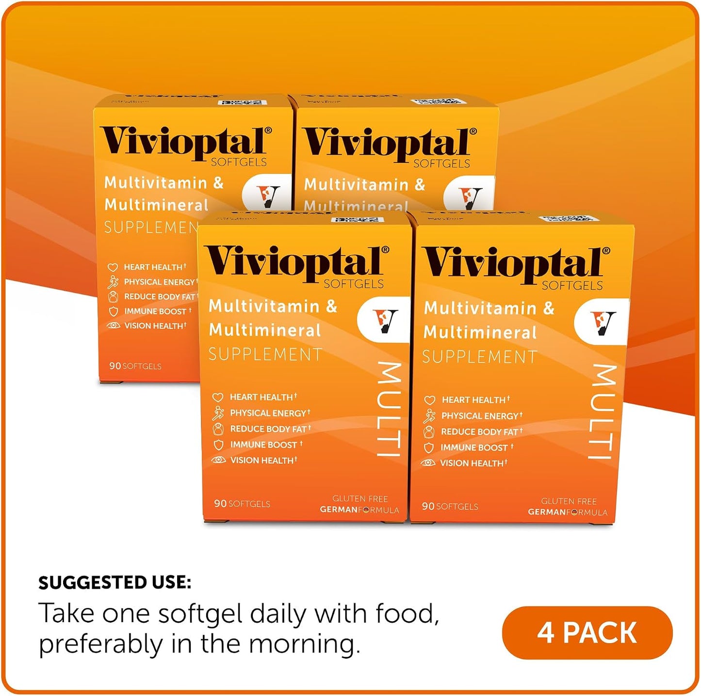Vivioptal Multi Multivitamin and Multimineral Softgels, 90-Count (One Year Supply) - görsel 5