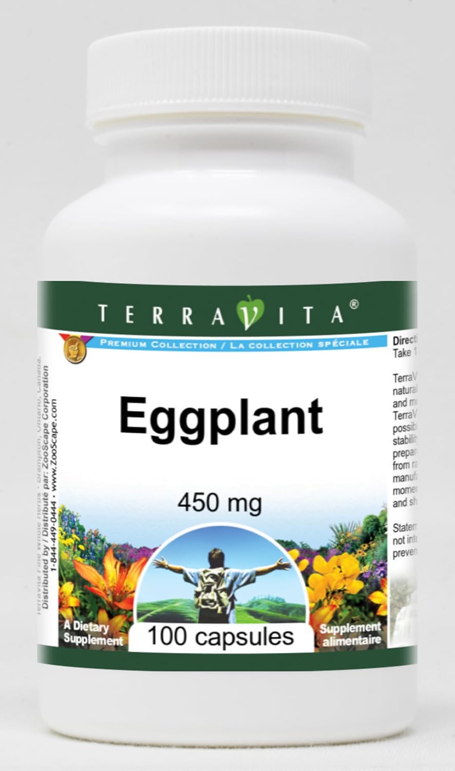 Aubergine – 450 mg (100 Capsules) - görsel 1