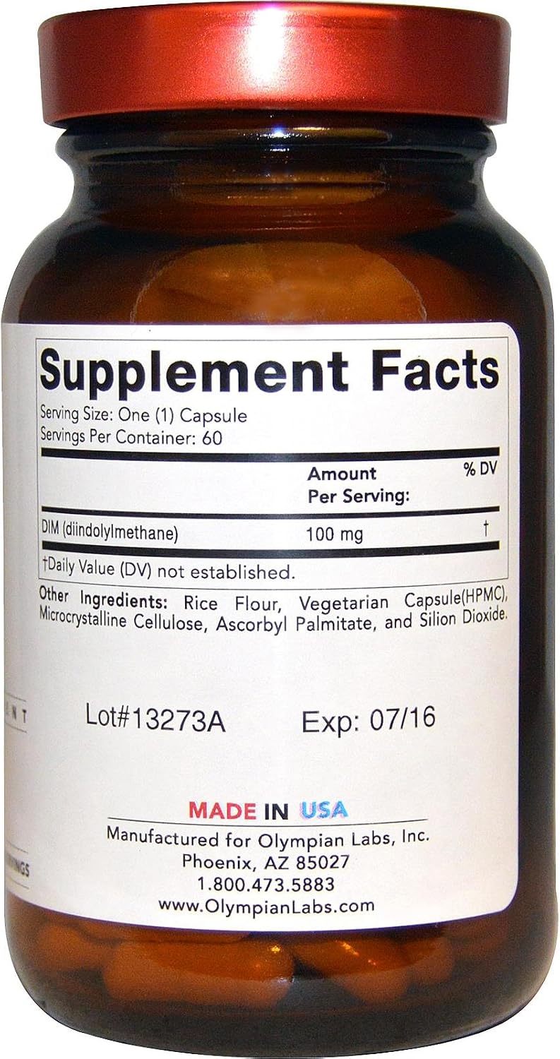 Olympian Labs DIM 100 mg, 60 Capsules - görsel 2