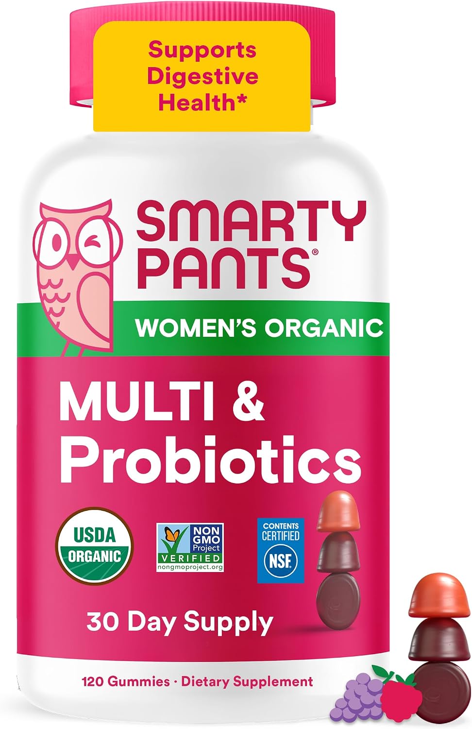 SmartyPants Organic Women's Multivitamin Gummies - görsel 1