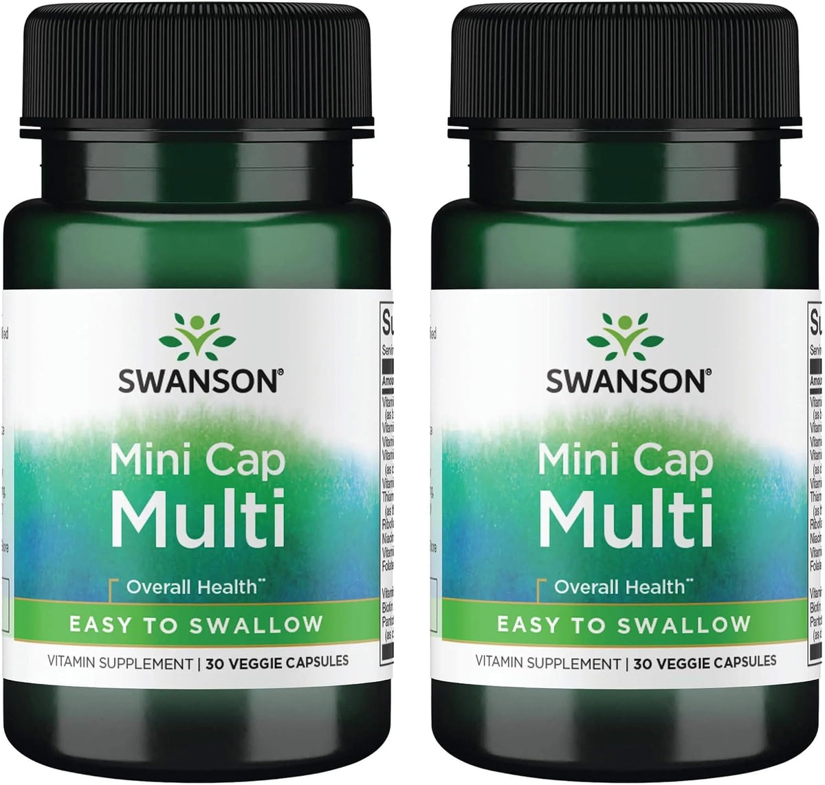 Swanson Daily Multivitamin Without Minerals - 30 Veg Capsules (2 Pack) - görsel 1
