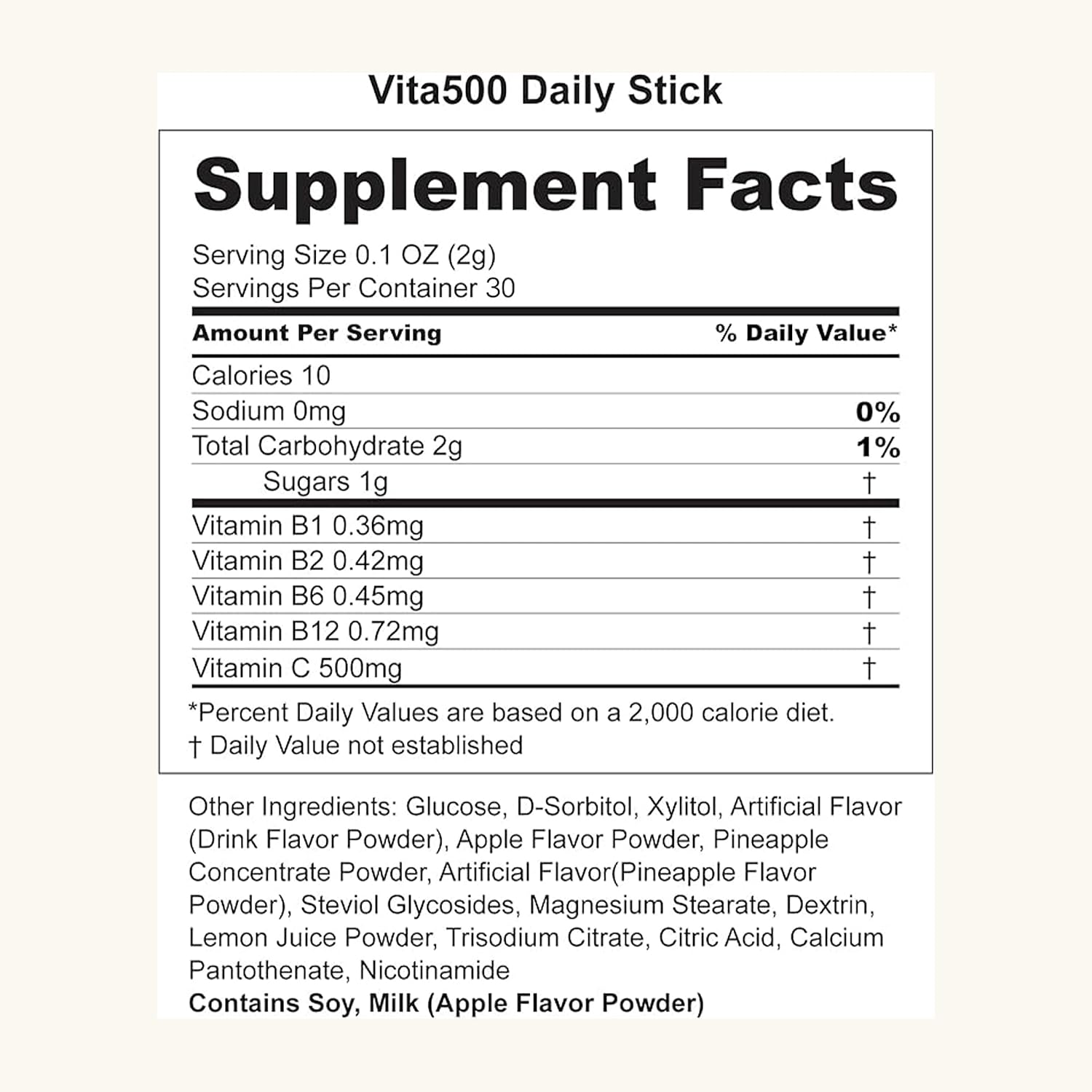 KWANGDONG Vita500 Multivitamin Powder Daily Stick – Vitamin C 500mg with B Complex (30 Sticks) - görsel 7
