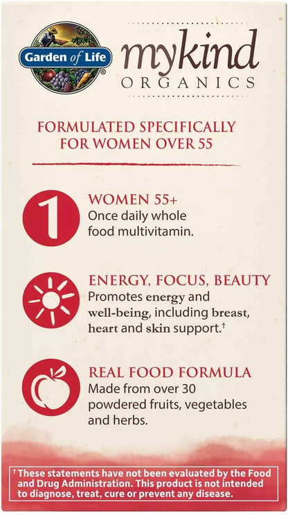 mykind Organics Women 55+ 30 Tablets