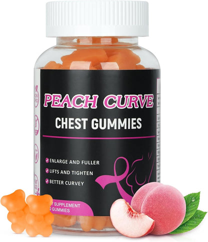 Aromlife Chest Gummies – Herbal Gummy with Vitamins A, C, E, B6, Peach Flavour, 60 Count