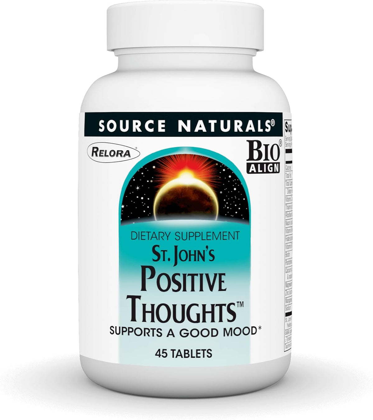 Source Naturals St. John's Positive Thoughts - 45 Tablets - görsel 1