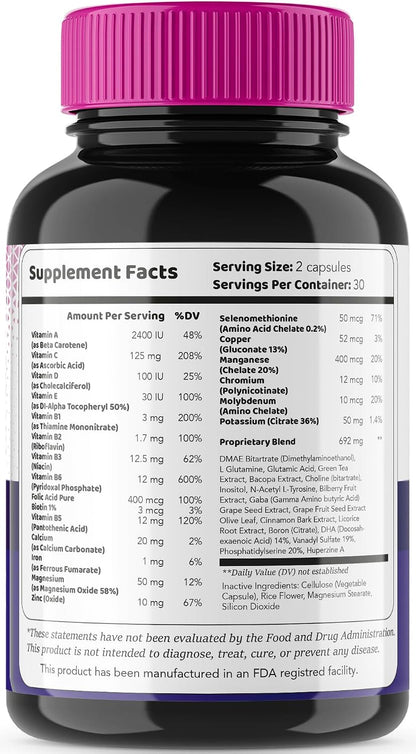 Nerve Fuel Capsules (3-Pack, 180 Capsules)