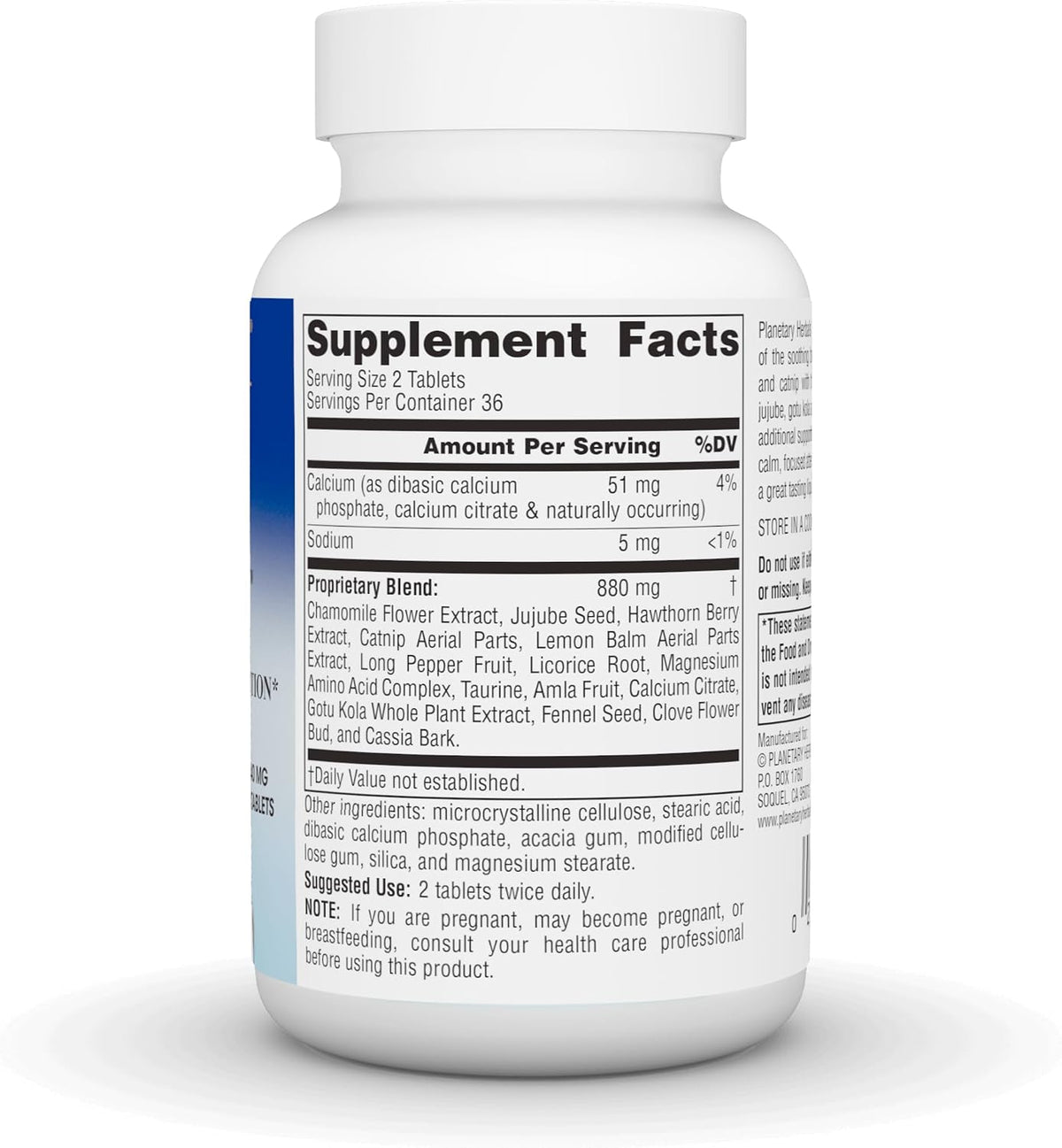 Planetary Herbals Calm Child for Active Children - 72 Tablets - görsel 2