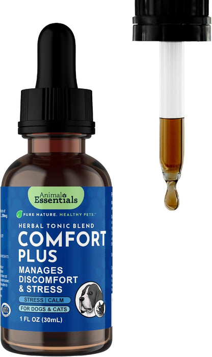 Animal Essentials Comfort Plus Herbal Formula for Dogs & Cats, 1 fl oz (30 ml)