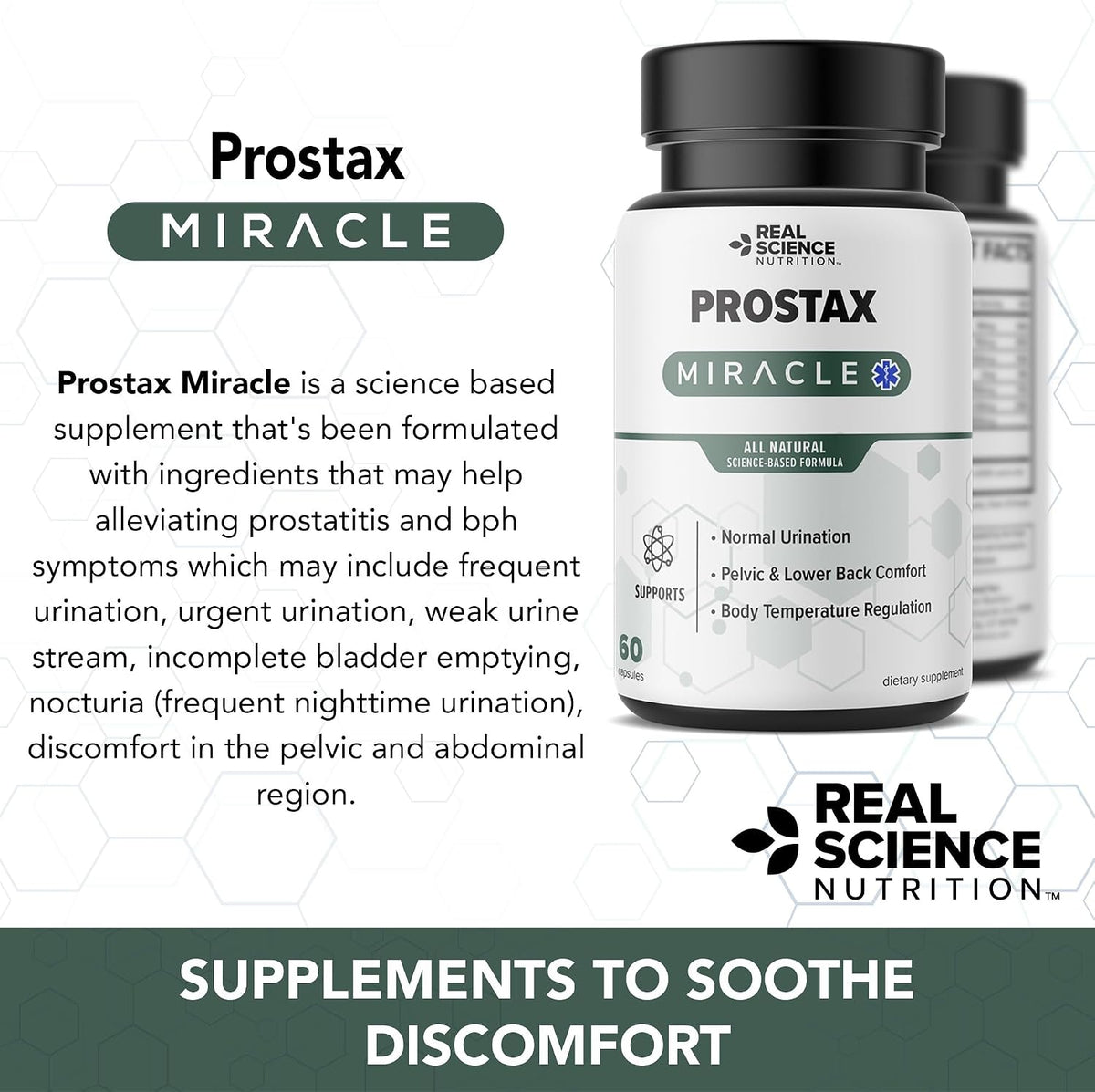 Real Science Nutrition Prostax - Natural Bladder and Kidney Support Supplement for Men - görsel 4