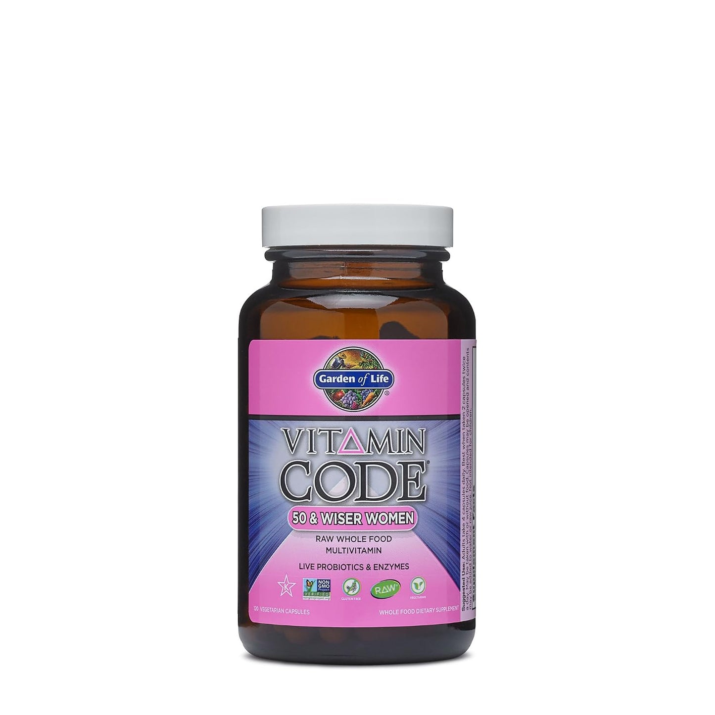 Vitamin Code 50 & Wiser Women Formula 120 VegiCapsules - görsel 1