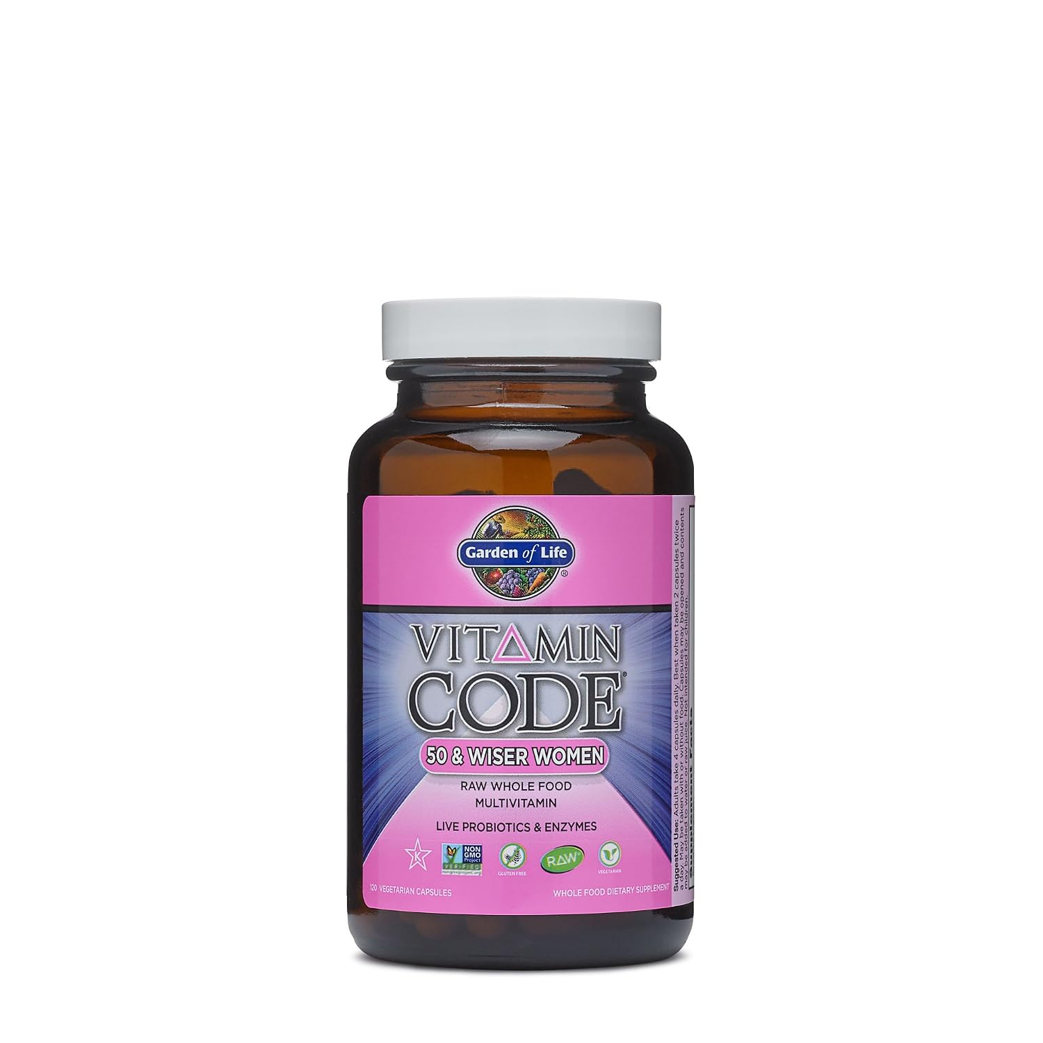 Vitamin Code 50 & Wiser Women Formula 120 VegiCapsules - görsel 1