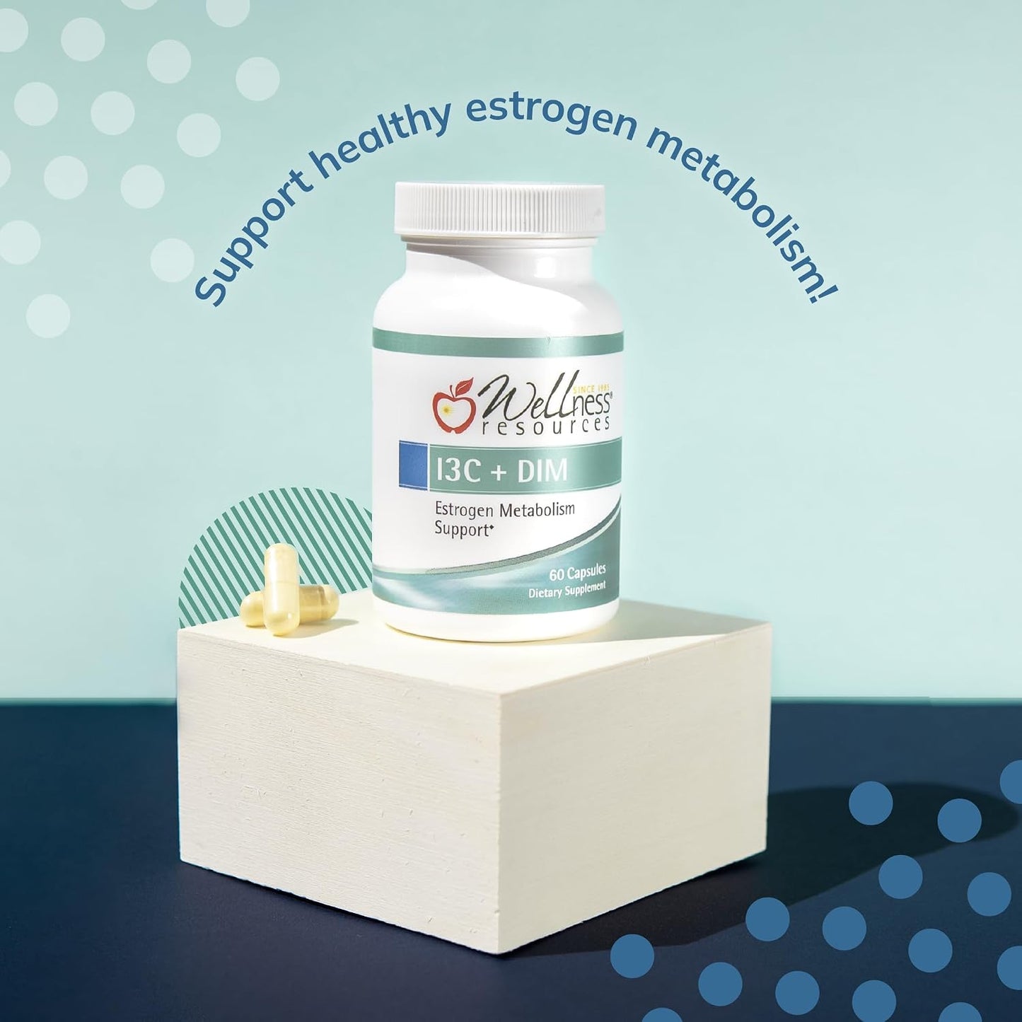 Wellness Resources I3C + DIM: Oestrogen Metabolism & Detoxification Support (60 Capsules) - görsel 6