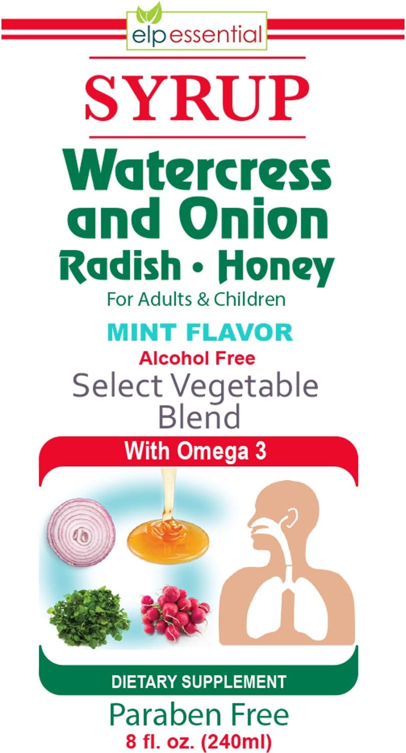 Watercress, Onion and Radish Honey Syrup with Omega 3 - 240 ml - görsel 3