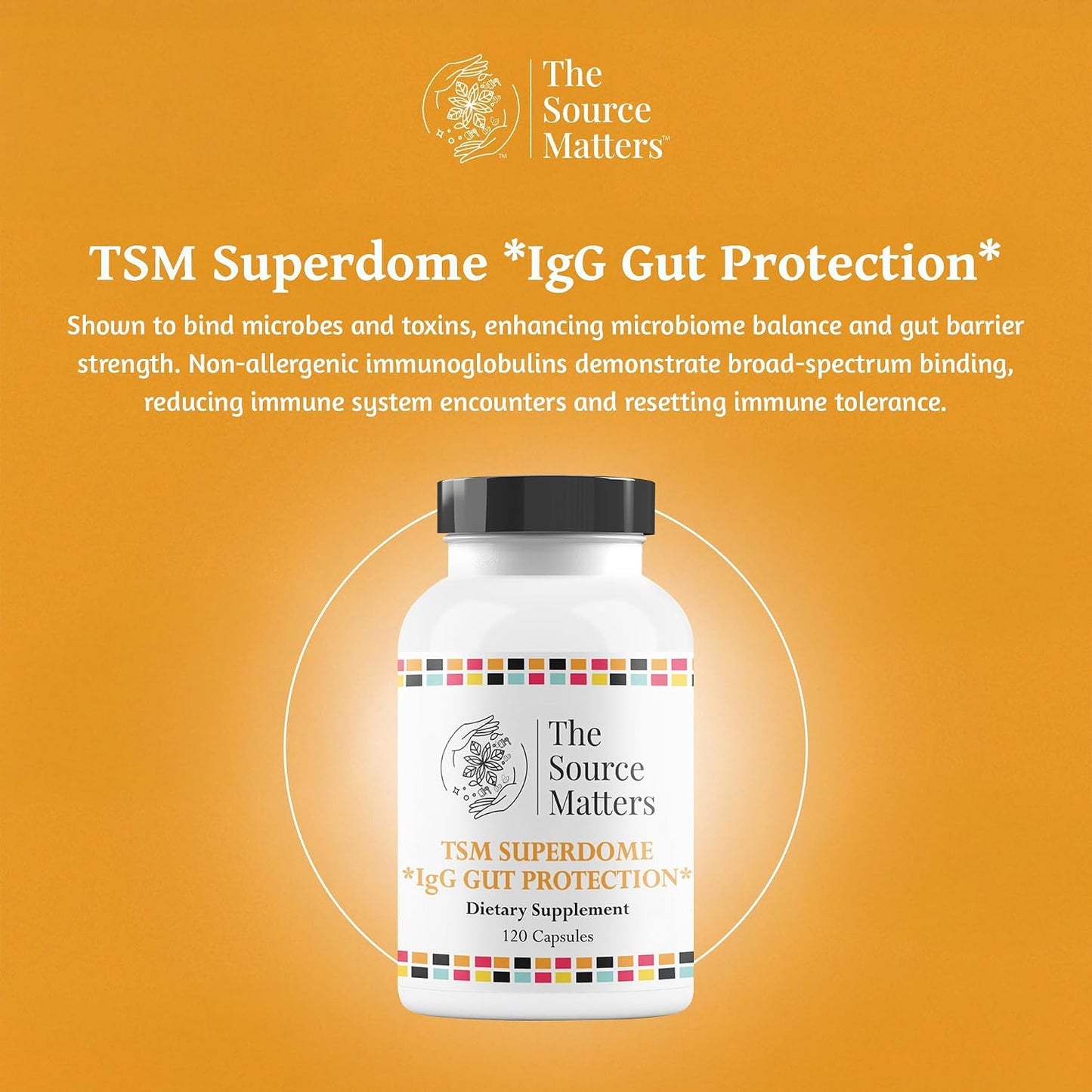 SUPERDOME IgG Gut Protection – Dairy-Free Immunoglobulin G Food Supplement (120 Capsules) - görsel 2