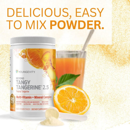 Youngevity Beyond Tangy Tangerine 2.5 Tropical Tangerine Ultimate Multivitamin & Mineral Complex