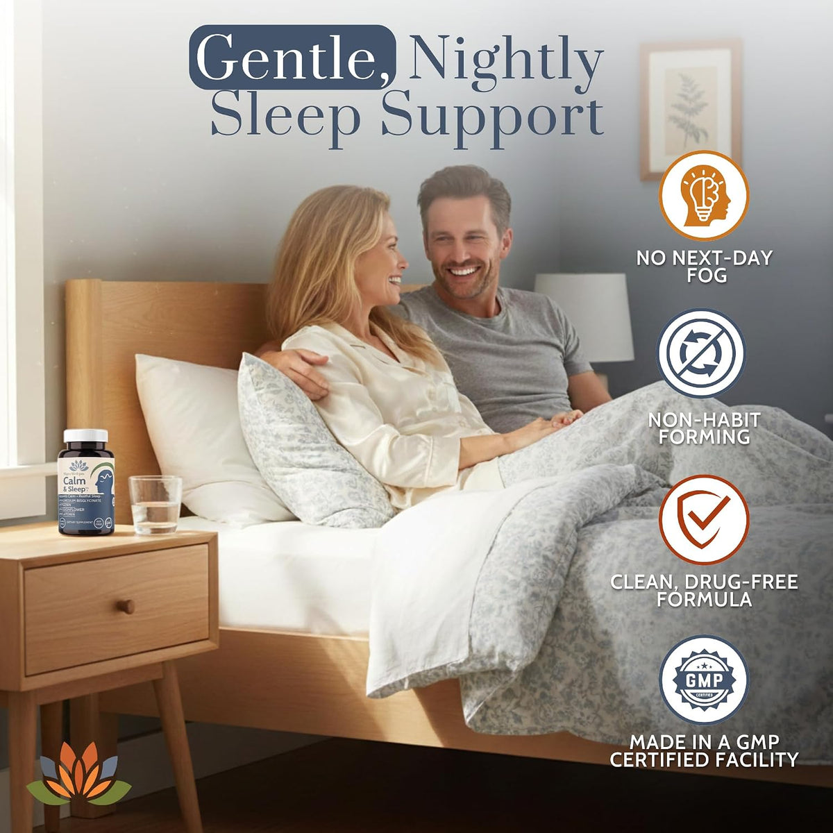 Calm & Sleep: Sleep Aid for Adults – – Individuals seeking a non-habit-forming sleep aid – Image 6