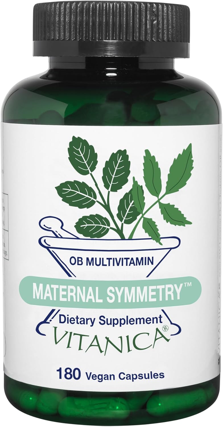 Vitanica Maternal Symmetry – Prenatal & Postnatal Multivitamin – Vegan & Vegetarian Friendly – 180 Capsules - görsel 1