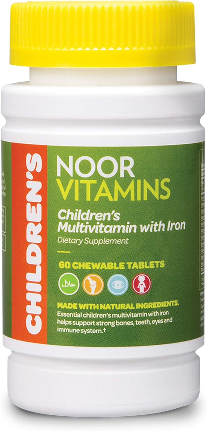 Noor Vitamins Halal Kids Multivitamin Chewable – 60 Tablets - görsel 1