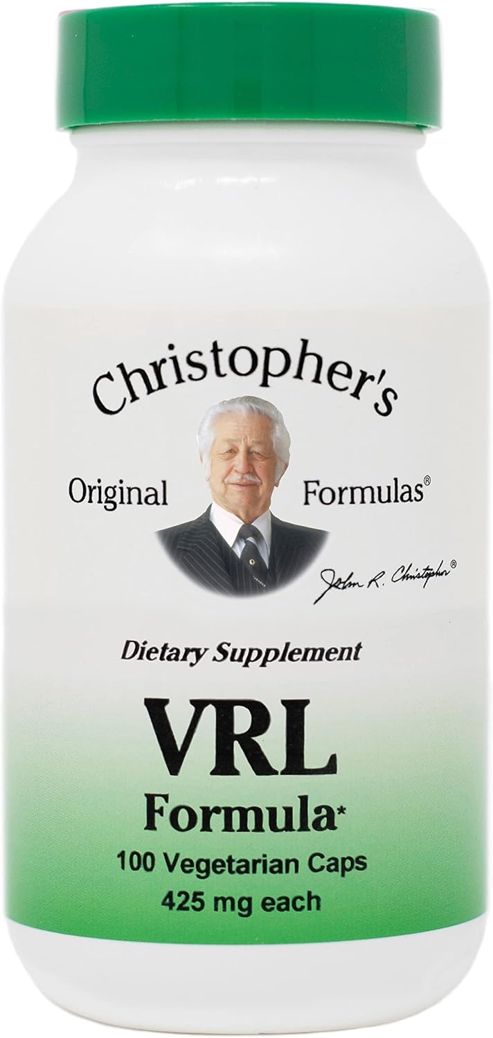 Christopher's Original Formulae VRL Formula, Natural Immune Support, 100 Vegan Capsules - görsel 1