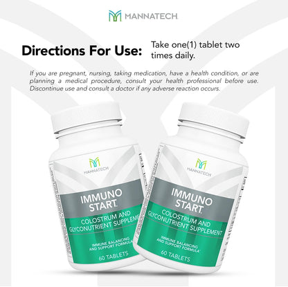 Mannatech ImmunoSTART Supplement - 60 Tablets