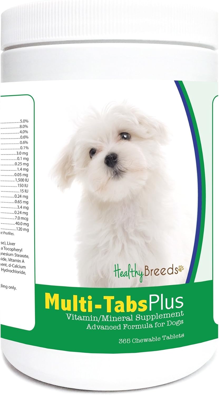 Healthy Breeds Maltese Multi-Tabs Plus Chewable Tablets (365 Tablets) - görsel 1