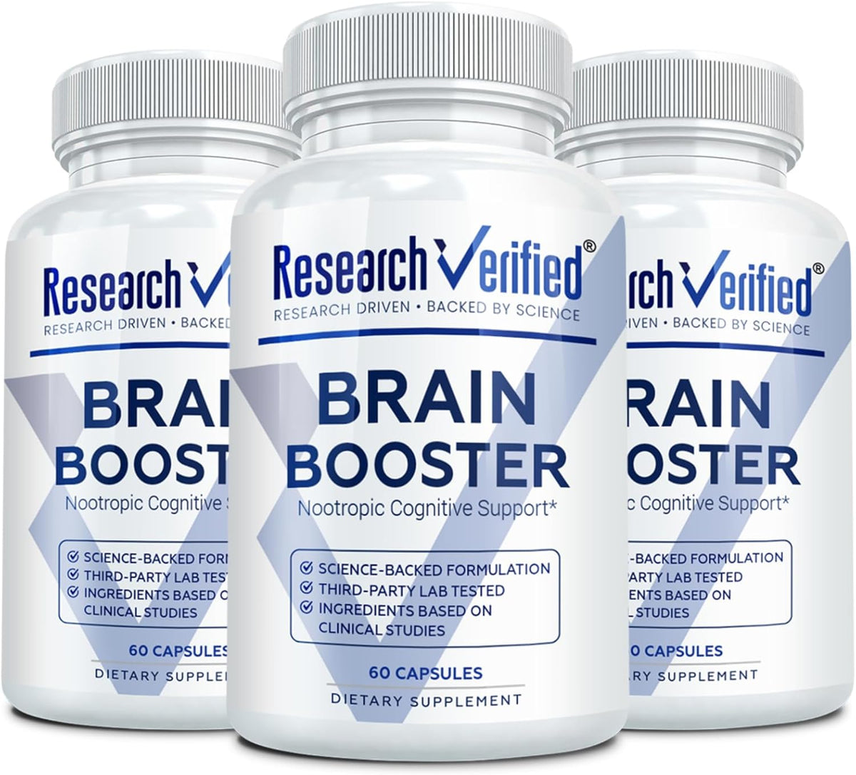 Research Verified Brain Booster – Nootropic Supplement for Memory and Focus – 60 Vegan Capsules - görsel 10