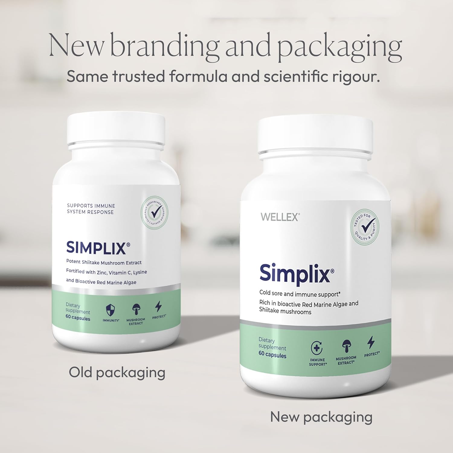 Simplix – Natural Immune Support Supplement with Mushroom & Seaweed Polysaccharides, 60 Veggie Capsules - görsel 6