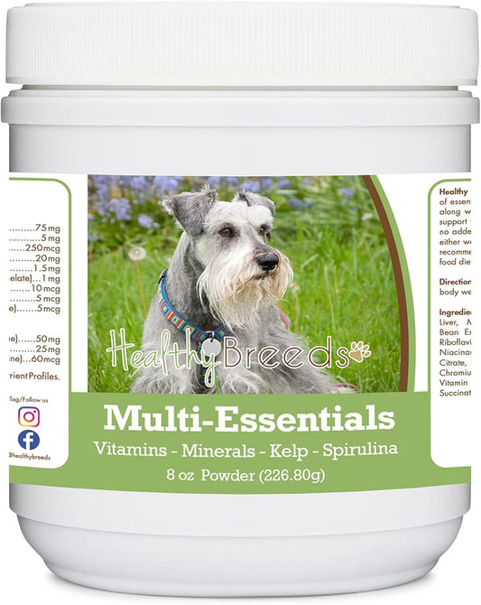 Healthy Breeds Miniature Schnauzer Multi-Essentials Powder for Dogs – 8 oz