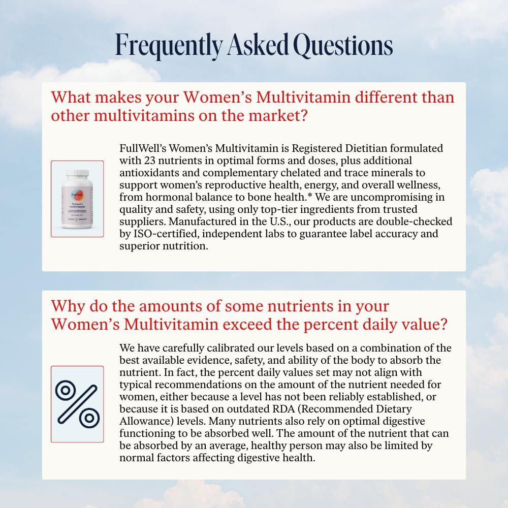 FullWell Women's Multivitamin - görsel 6