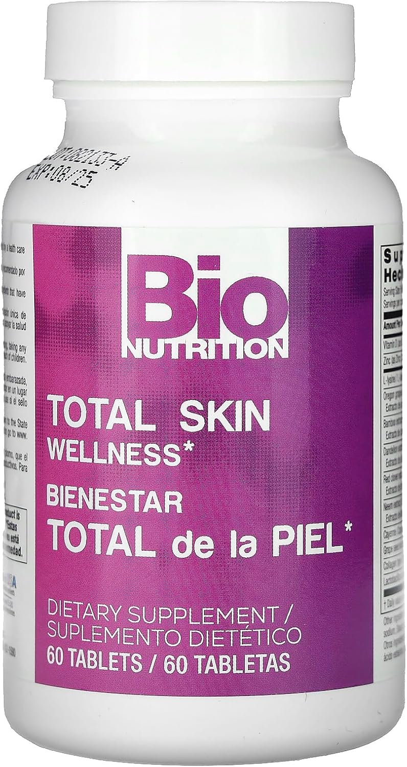 Bio Nutrition Total Skin Wellness, 60 Tablets - görsel 3