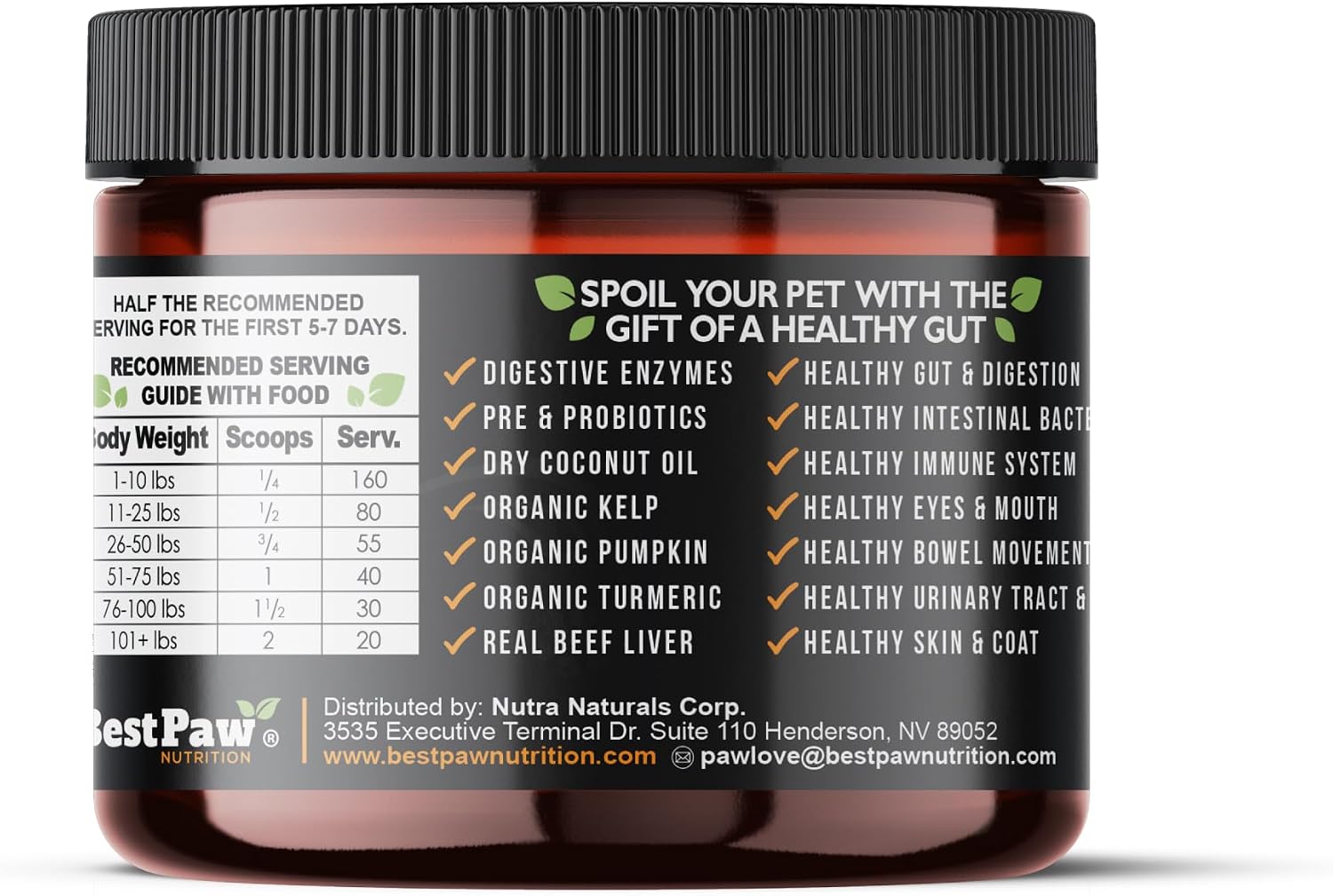 Best Paw Nutrition Probiotics for Dogs – Digestive Enzymes & Probiotics Powder - görsel 3