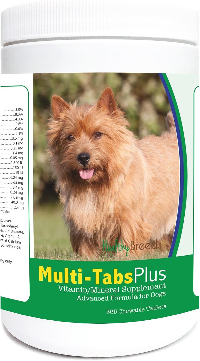 Healthy Breeds Norwich Terrier Multi-Tabs Plus Chewable Tablets 365 Count - görsel 1