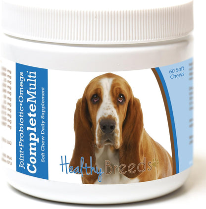 Healthy Breeds Basset Hound All in One Multivitamin Soft Chew 60 Chews
