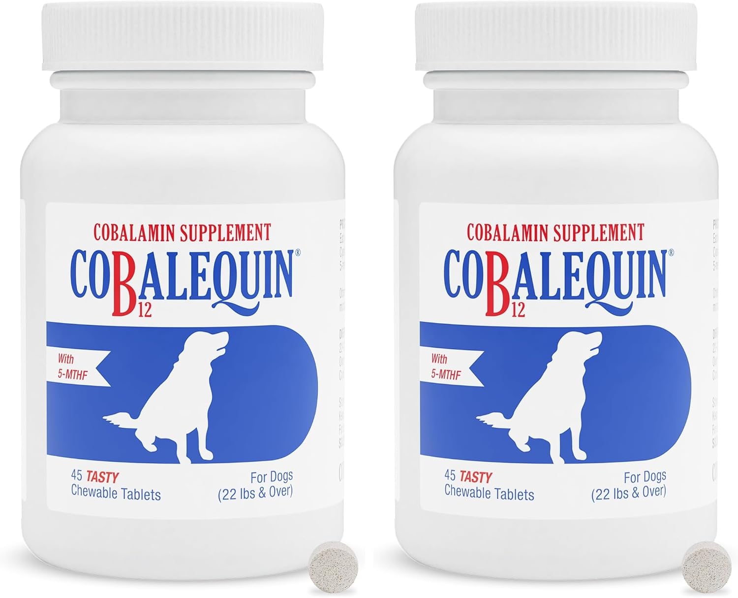 Nutramax Cobalequin B12 for Dogs – Oral Cobalamin Supplement with Folate, 45 Chewable Tablets - görsel 8