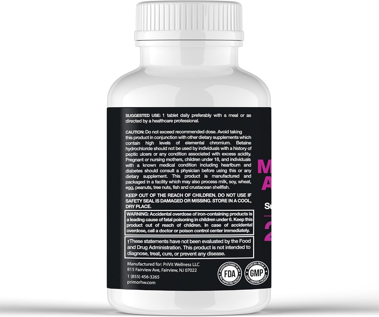 Optimus Weight Multivitamin & Minerals – One Tablet Daily – 22 Essential Nutrients for Immune Support, Energy Metabolism, Bone Health, and Cognitive Support – For Women and Men – 60 Tablets - görsel 6
