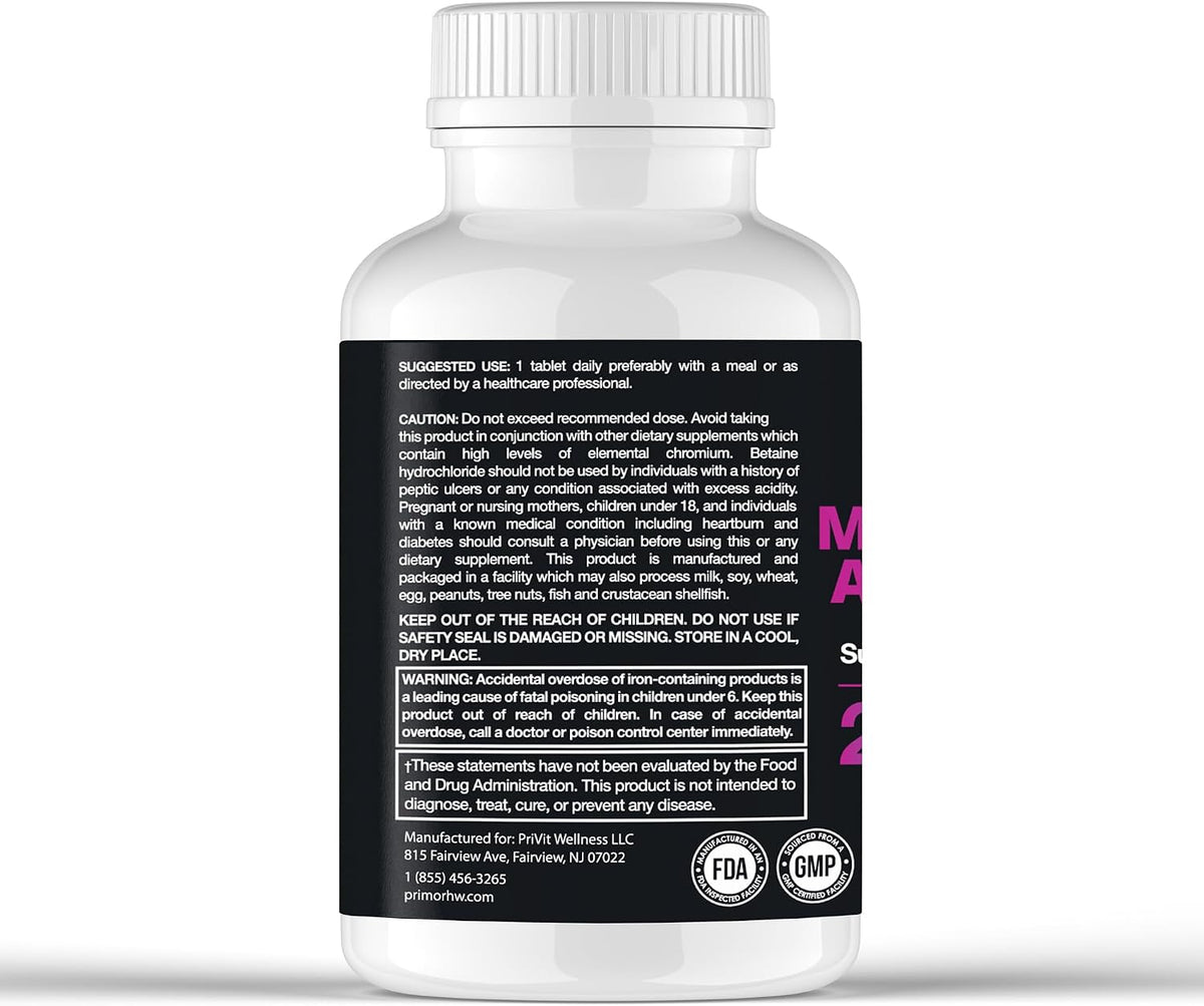 Optimus Weight Multivitamin & Minerals – One Tablet Daily – 22 Essential Nutrients for Immune Support, Energy Metabolism, Bone Health, and Cognitive Support – For Women and Men – 60 Tablets - görsel 6