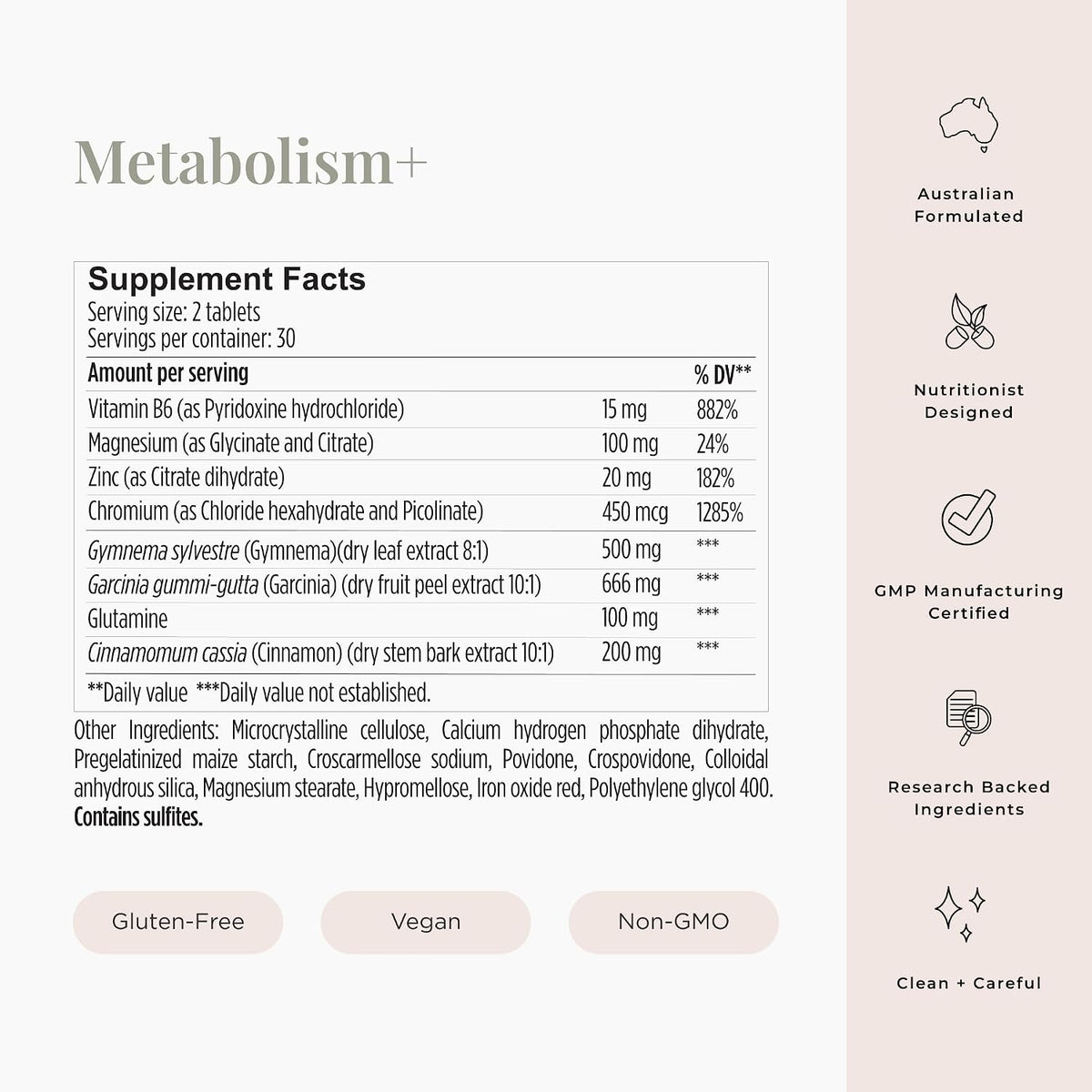 JSHealth Metabolism Supplement - Chromium, Zinc, Magnesium, Cinnamon & Gymnema for Cravings & Metabolic Support (60 Tablets) - görsel 5