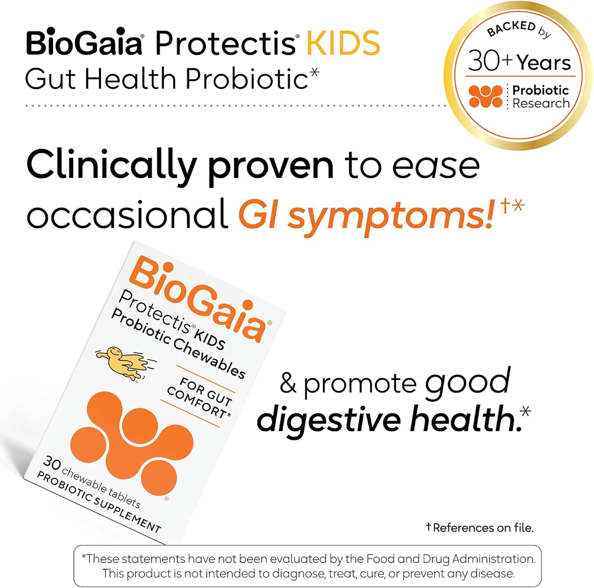 BioGaia Kids Probiotic Chewables – Promote Regularity & Ease Occasional Tummy Troubles - görsel 3