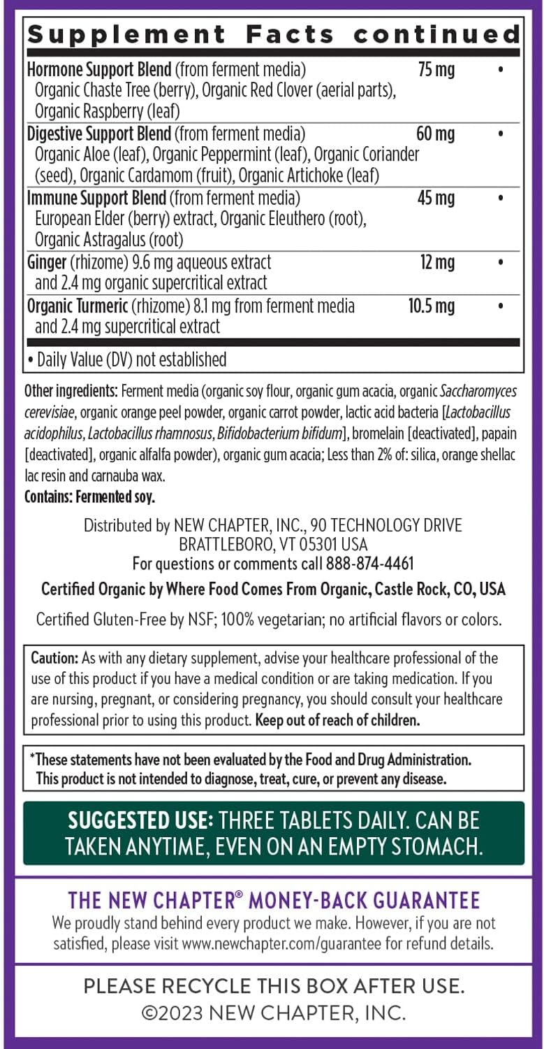 New Chapter Women's Multivitamin 40+ Advanced Formula - görsel 7